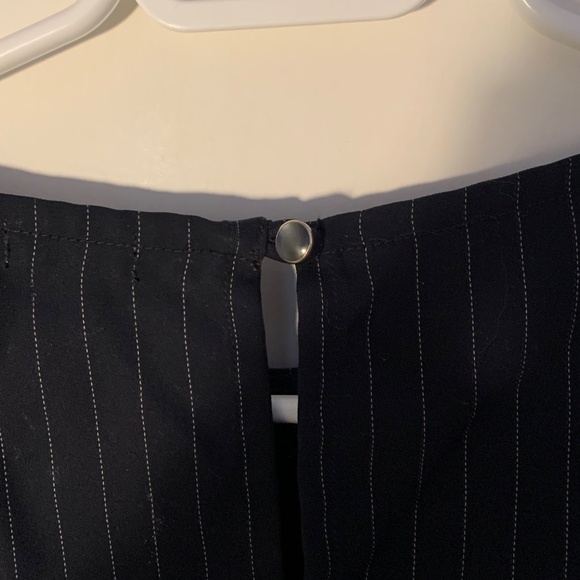 PLST pinstripe blouse Japanese Brand - Picture 4 of 4